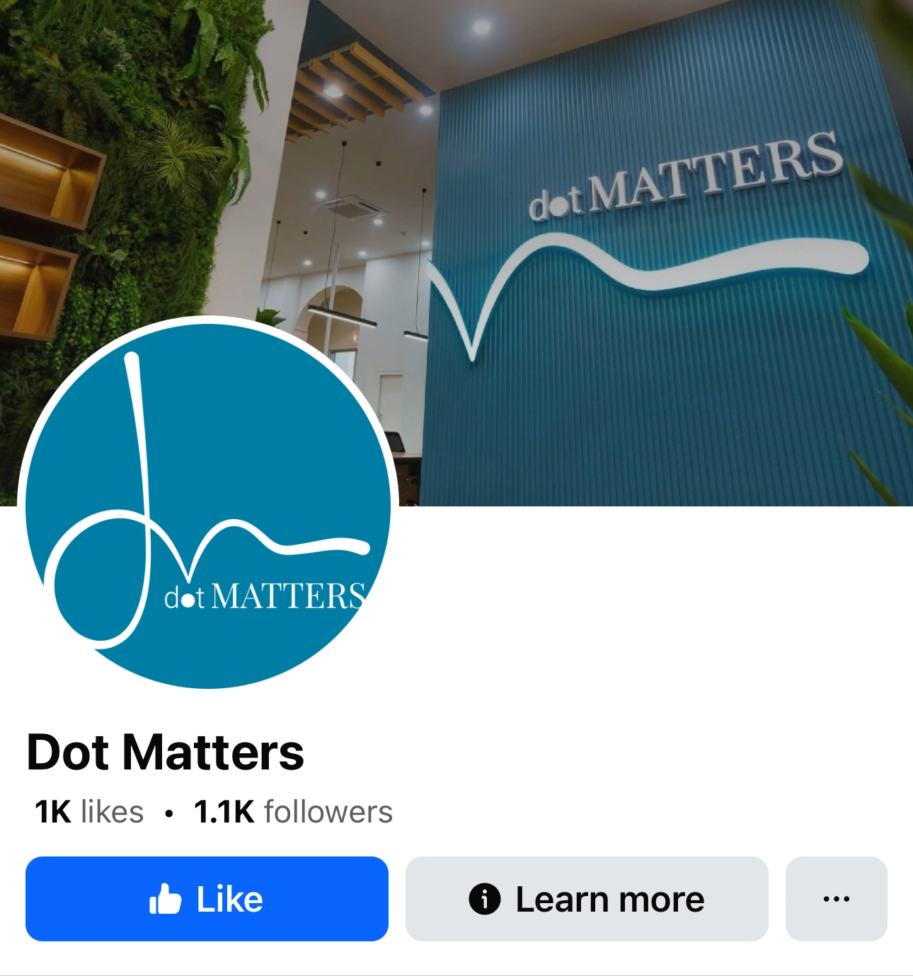 Dot Matters's Facebook Profile Page